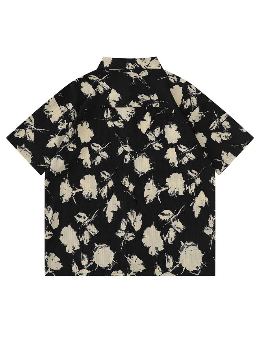 Retro Floral Beach Shirt