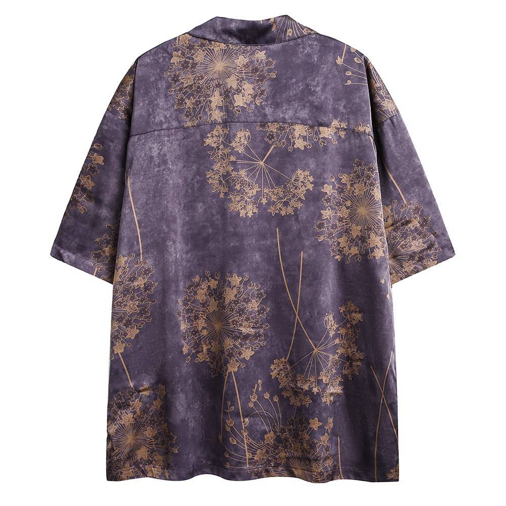 All-Over Printed Flowers Shirt
