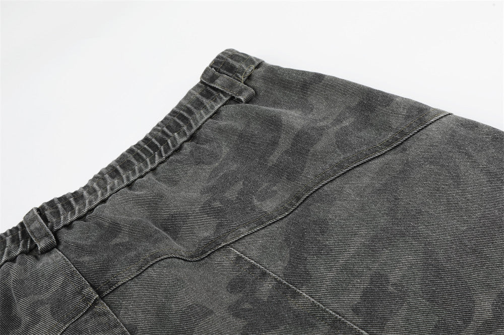 Pantalones cortos de camuflaje de ajuste relajado