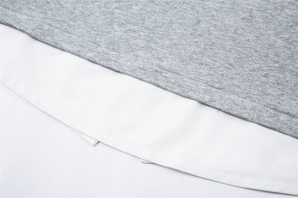 Layered V-Neck Oversized Top