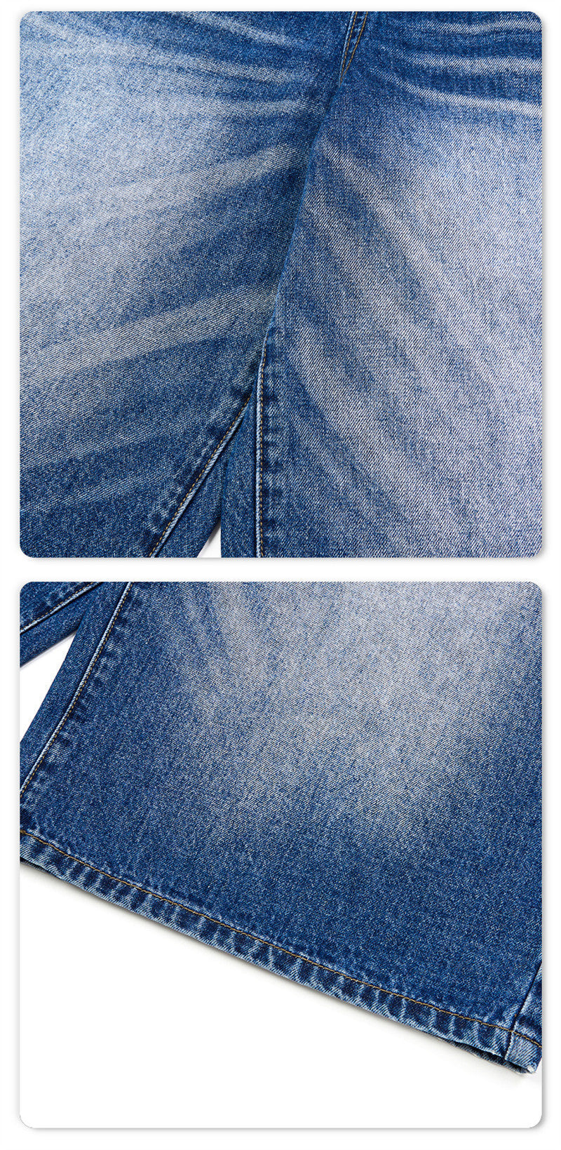 Wide-Leg Distressed Denim Shorts