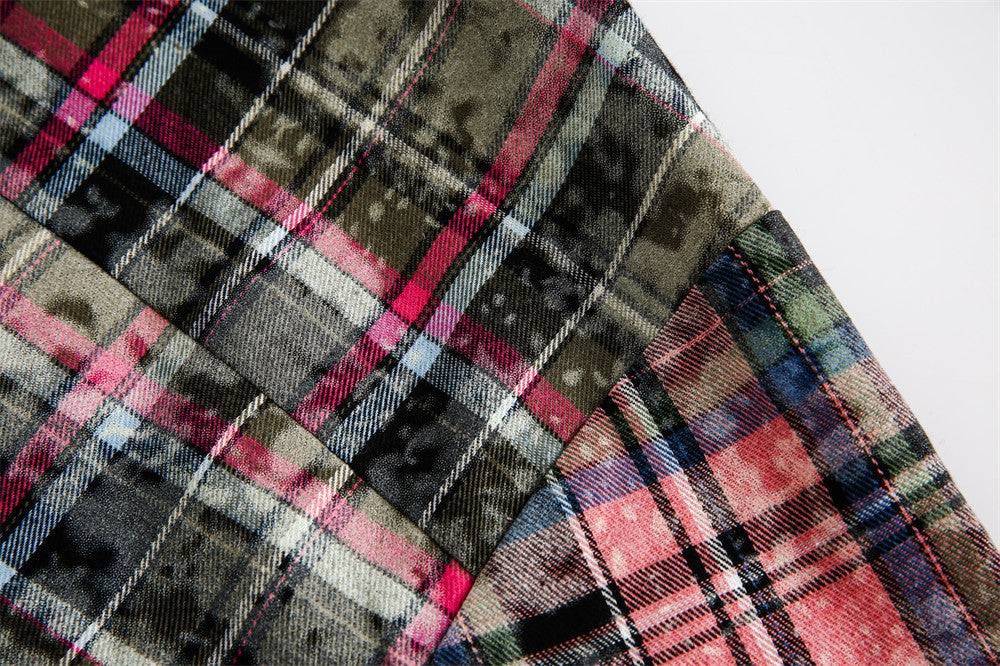 Distressed Checkered Summer Shirt