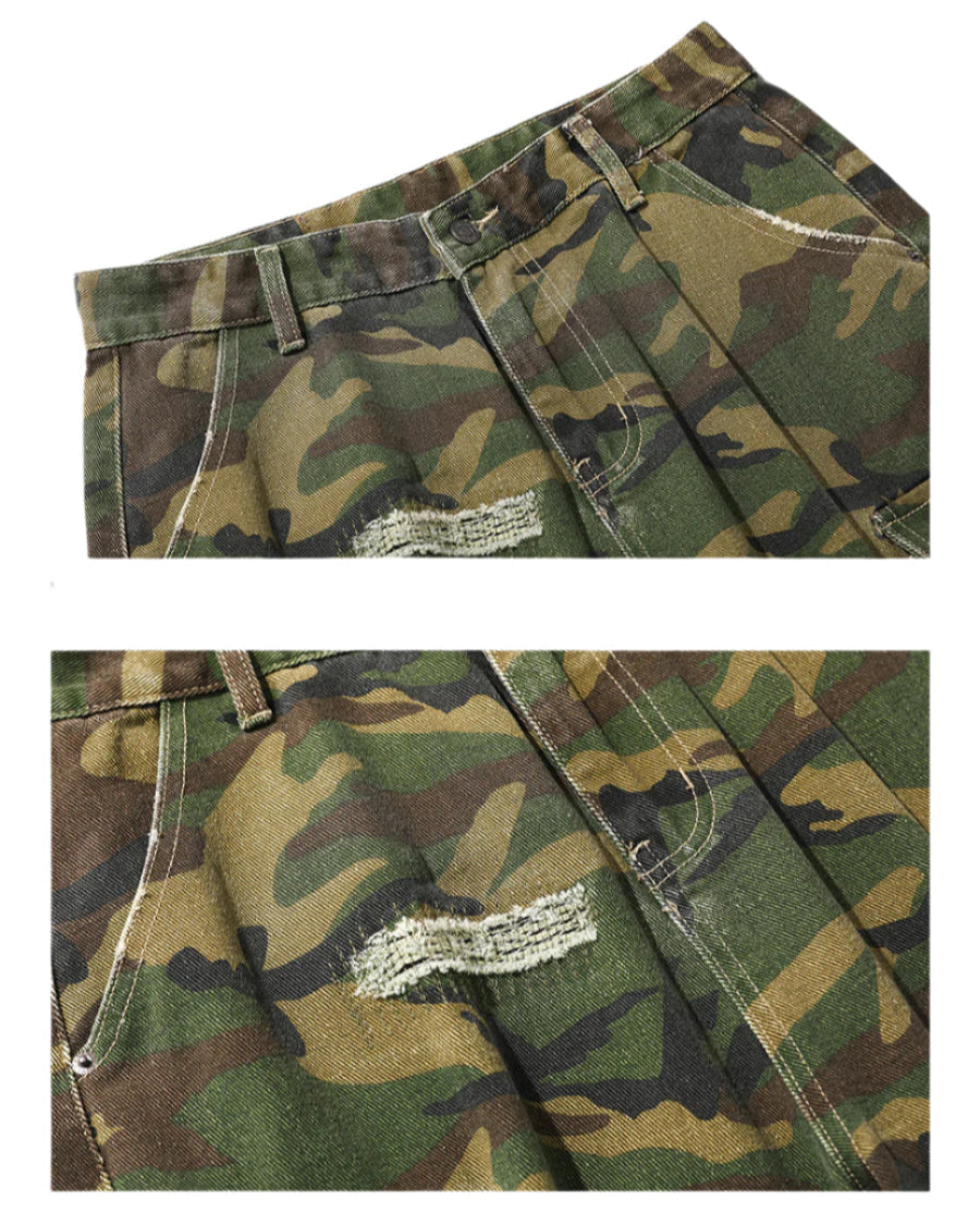 Cargo Camouflage Jorts