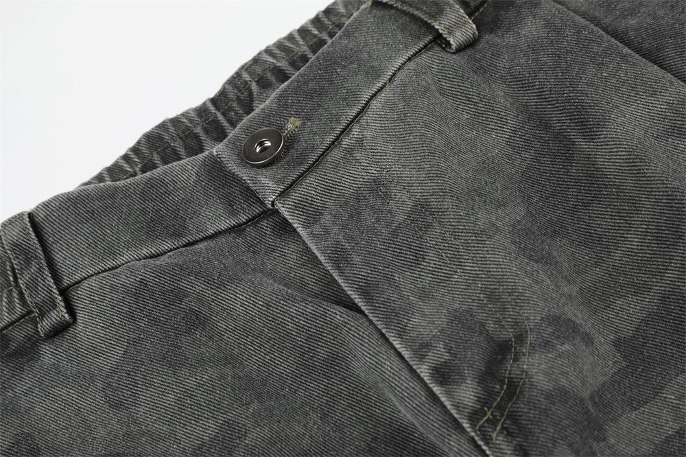 Pantalones cortos de camuflaje de ajuste relajado