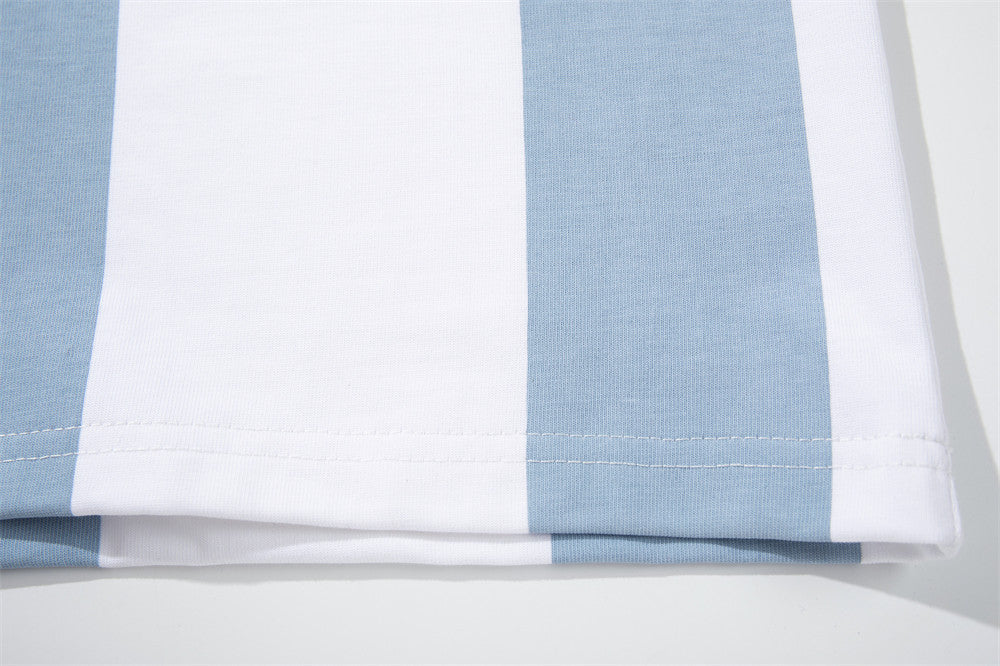 Polo de rayas verticales - Parte superior informal