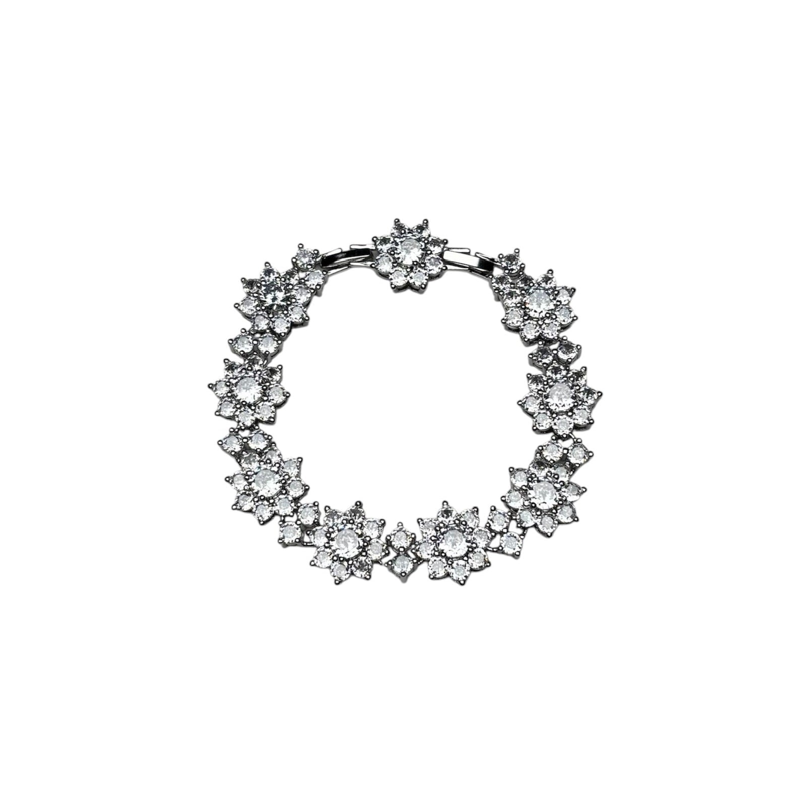 Bloom Crystal Flower Bracelet
