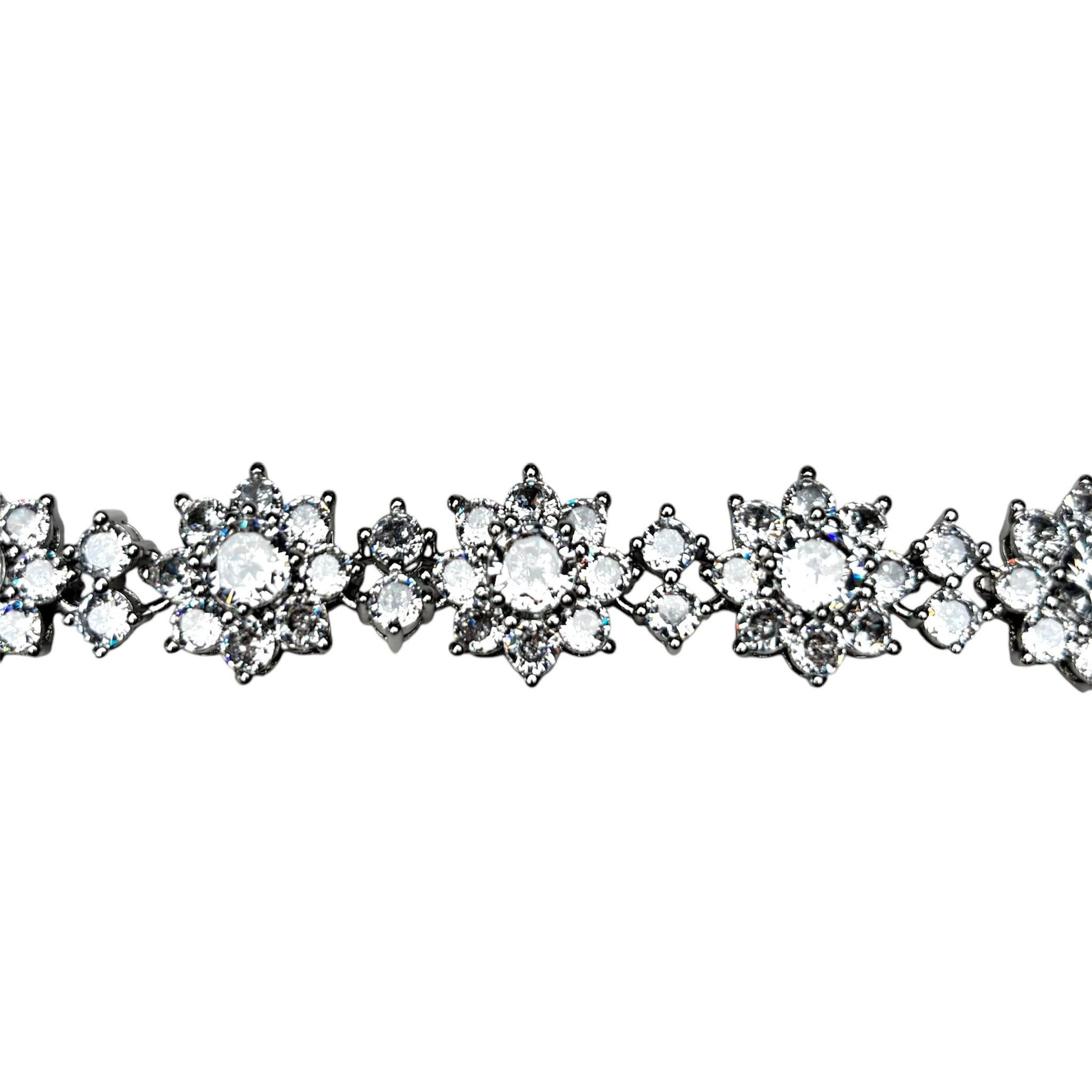 Bloom Crystal Flower Bracelet