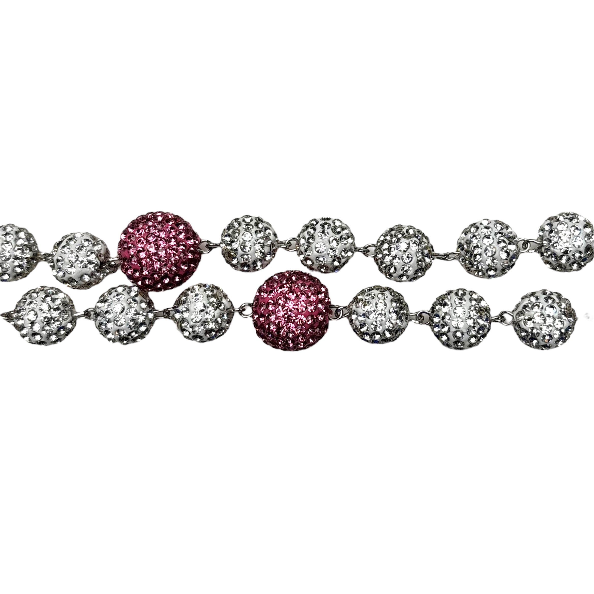 Dipped Rhinestone Wallet Chain