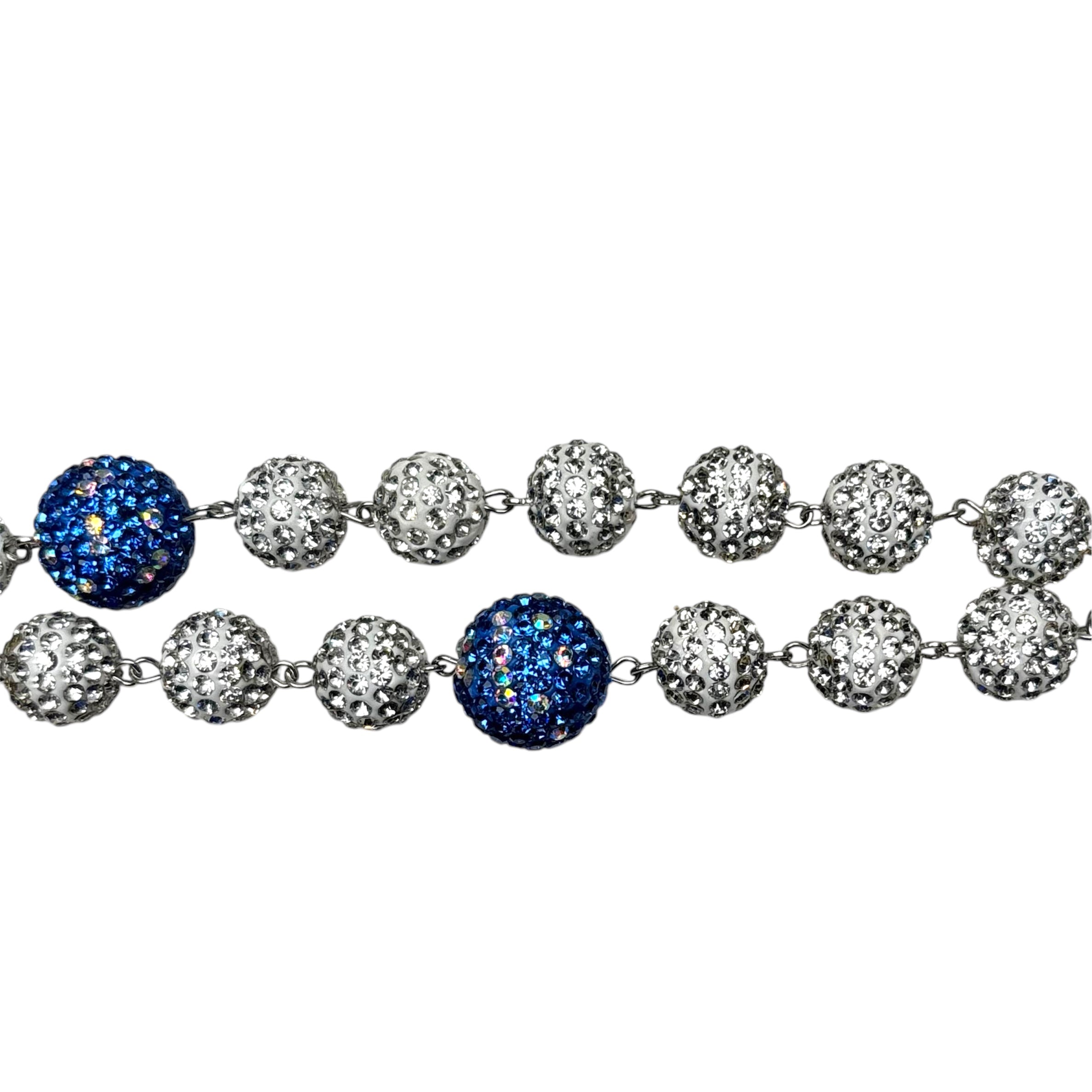 Dipped Rhinestone Wallet Chain
