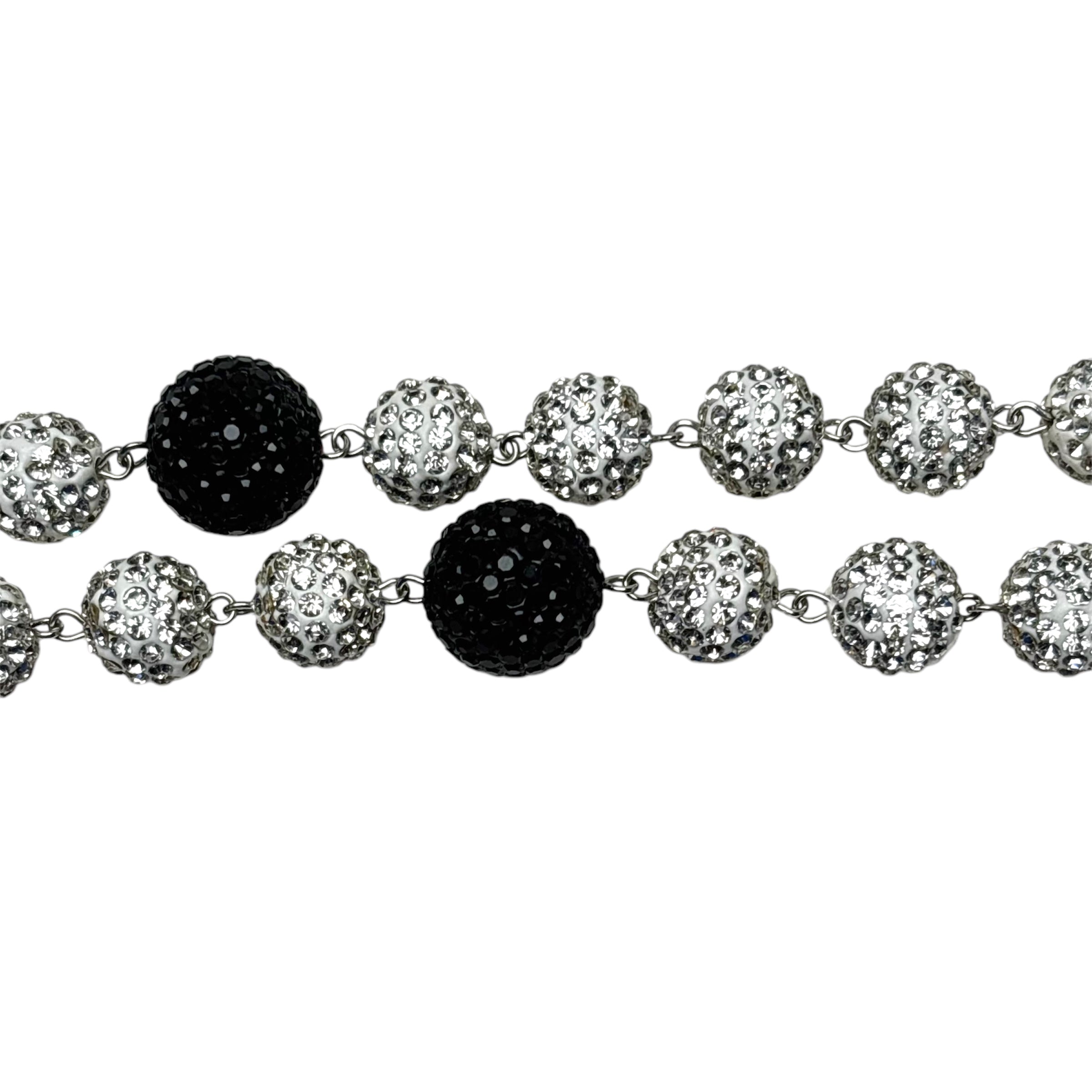 Dipped Rhinestone Wallet Chain