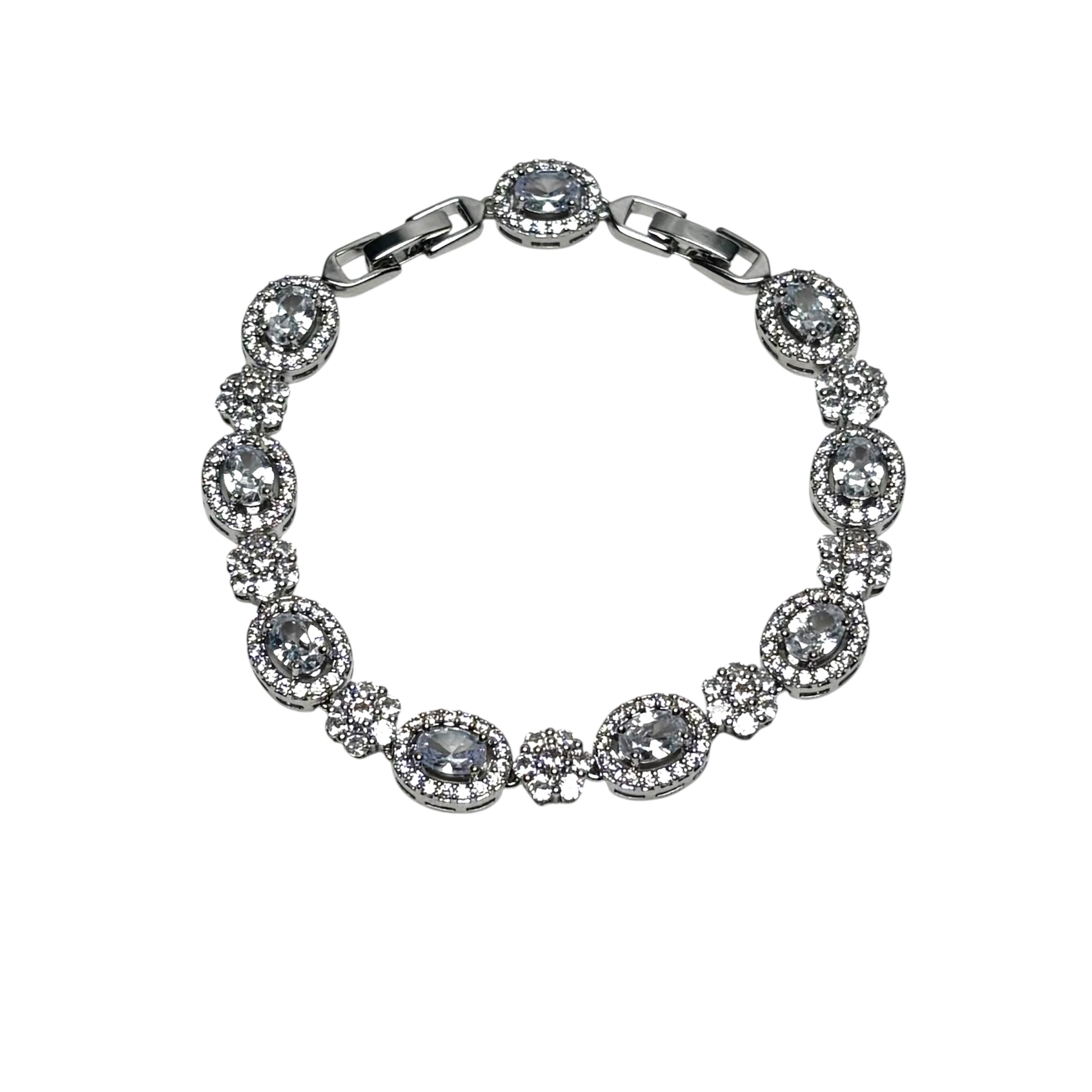Radiant Crystal Blossom Bracelet
