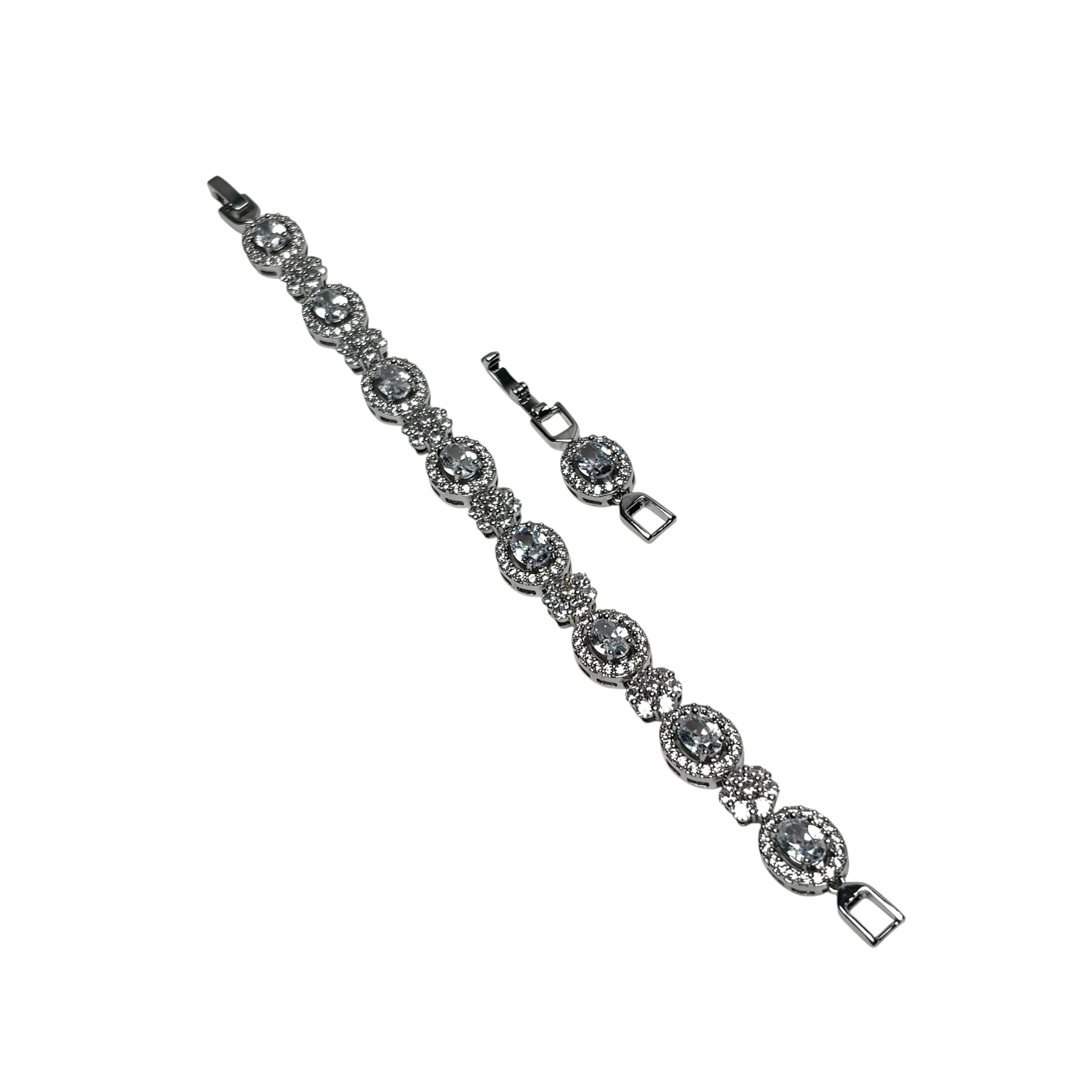 Radiant Crystal Blossom Bracelet