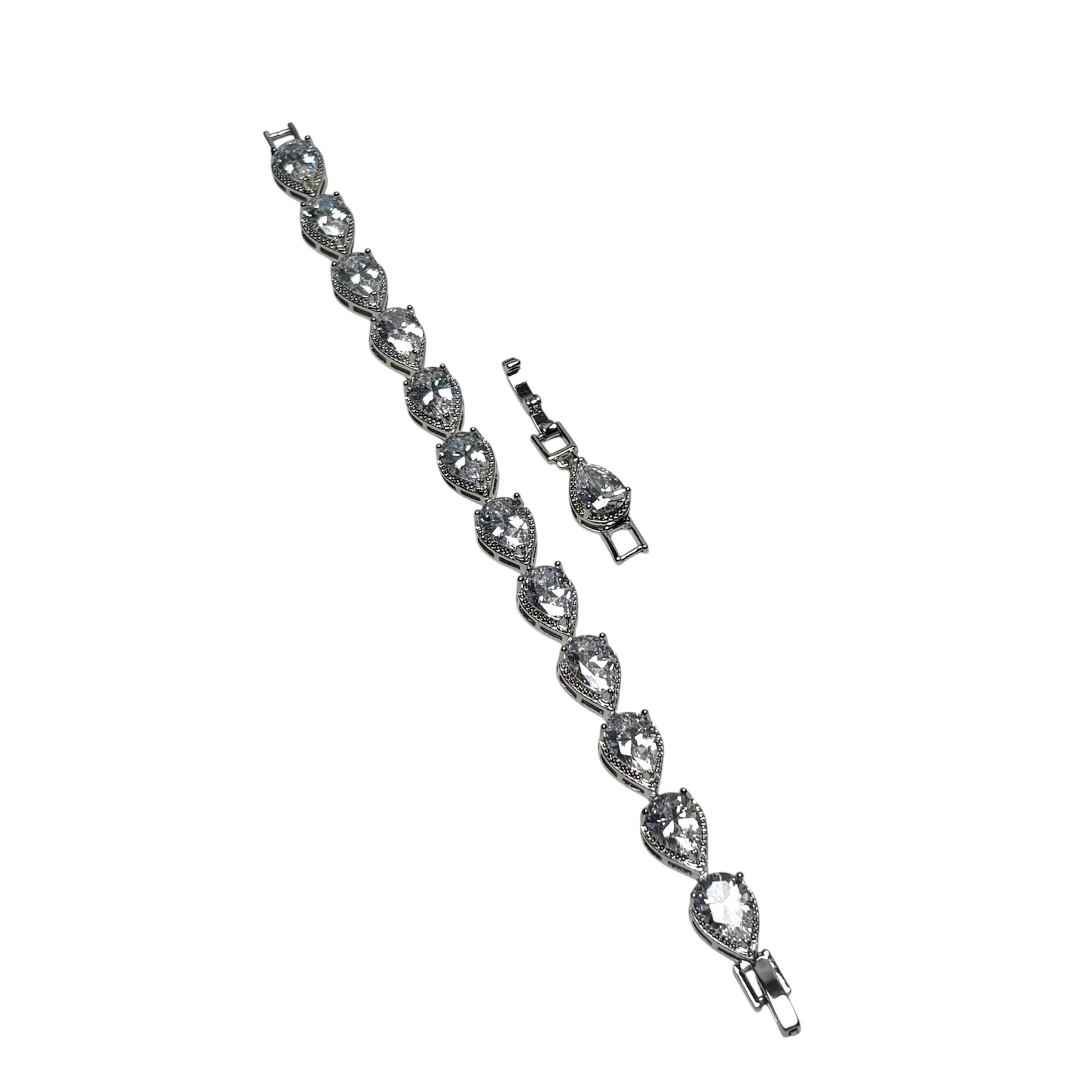 Drip Tear Crystal Bracelet