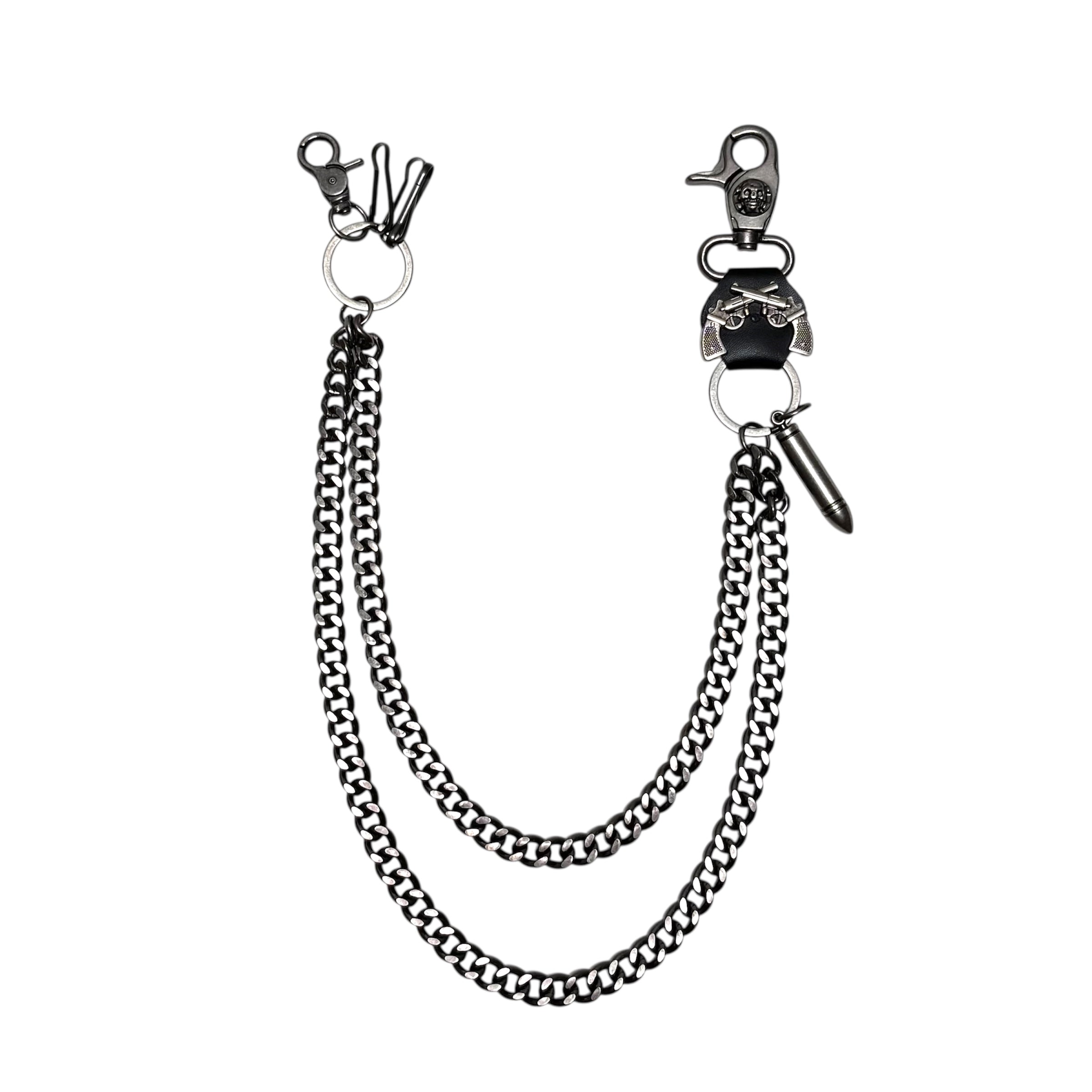 Edged Bullet Wallet Chain