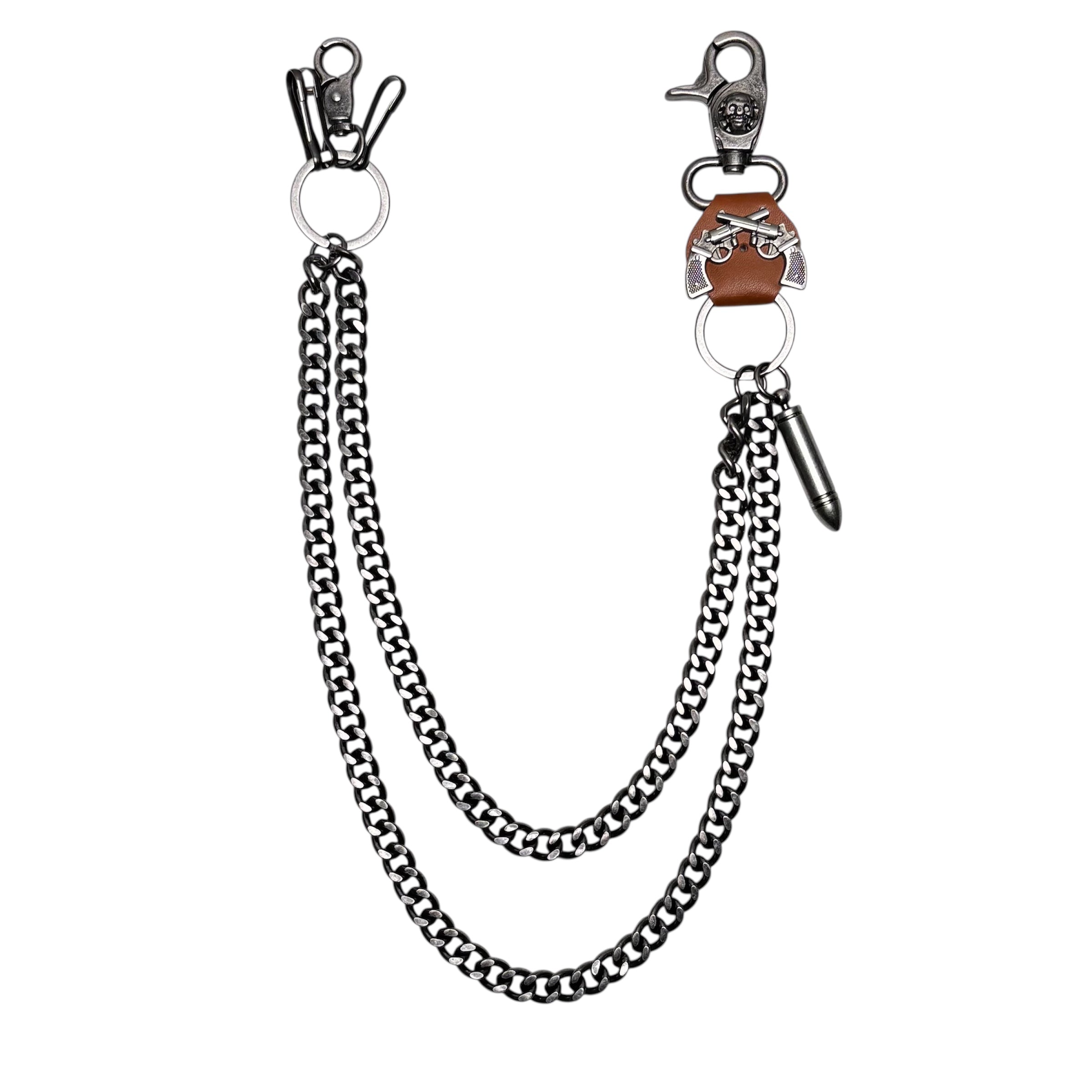 Edged Bullet Wallet Chain