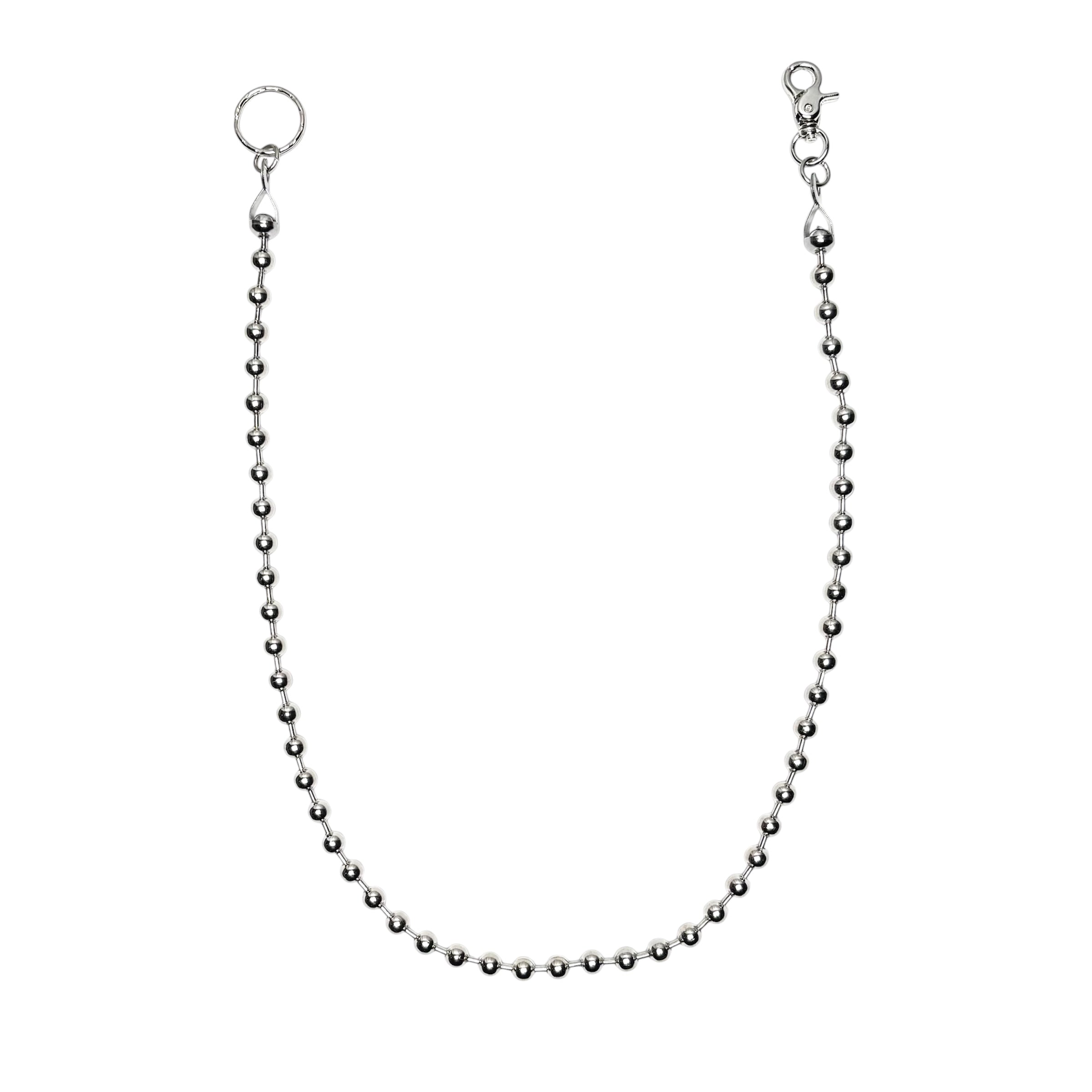 Knotted Bead Wallet Chain