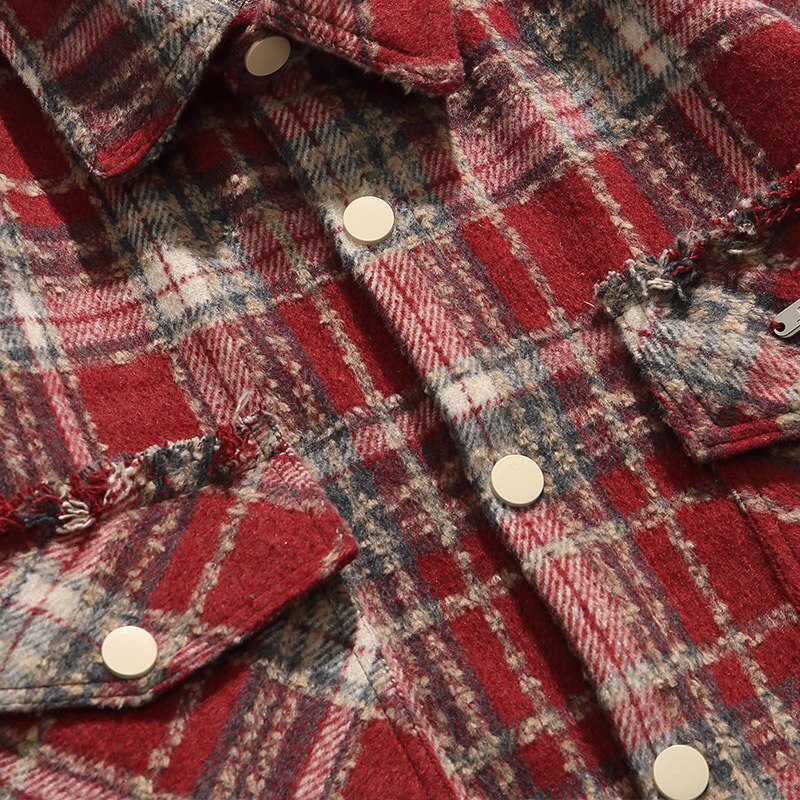 Loose Plaid Shirt