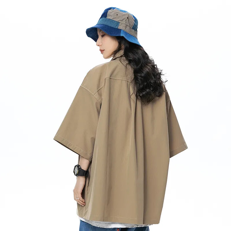 Oversized Rope Pocket Shirt
