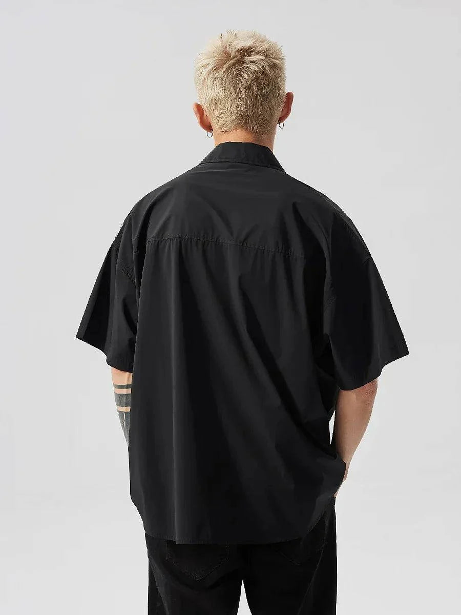 Lightweight Vintage Breathable Loose Lapel Shirt