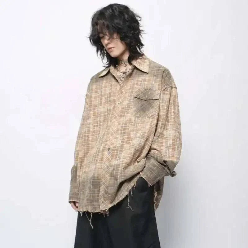 American Style Gradient Washed High Street Shirt