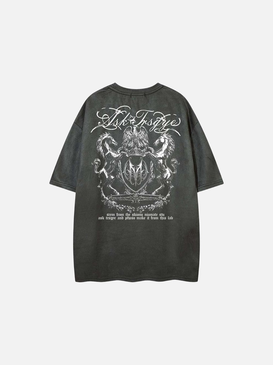 Preguntar a Tnsgye Script Oversized Tee