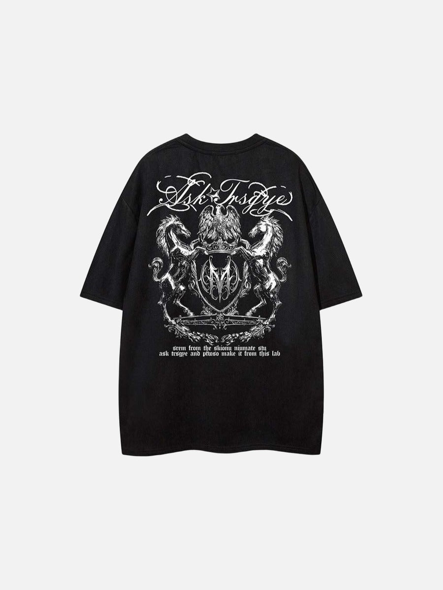 Preguntar a Tnsgye Script Oversized Tee