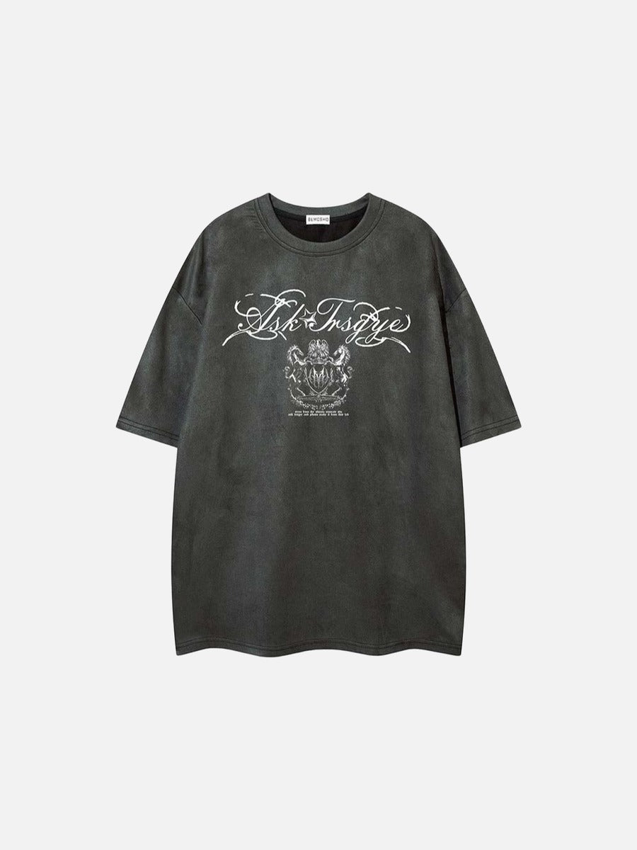 Preguntar a Tnsgye Script Oversized Tee