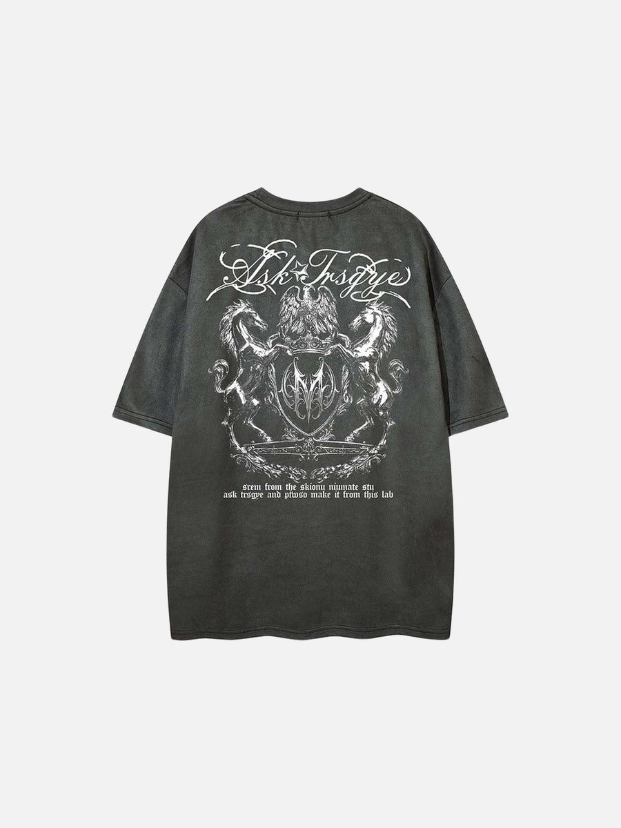 Preguntar a Tnsgye Script Oversized Tee
