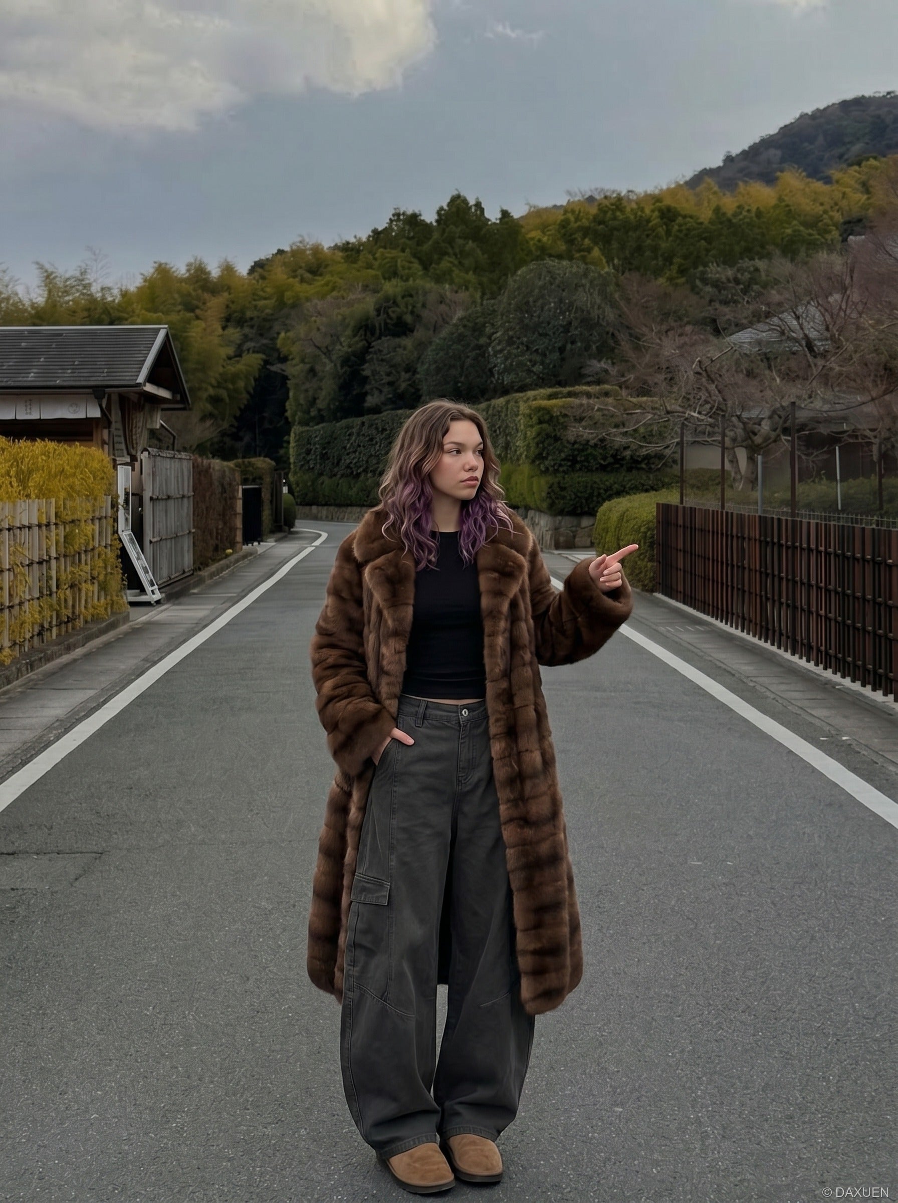 Baggy Cargo Pants - Wide-Leg Pants