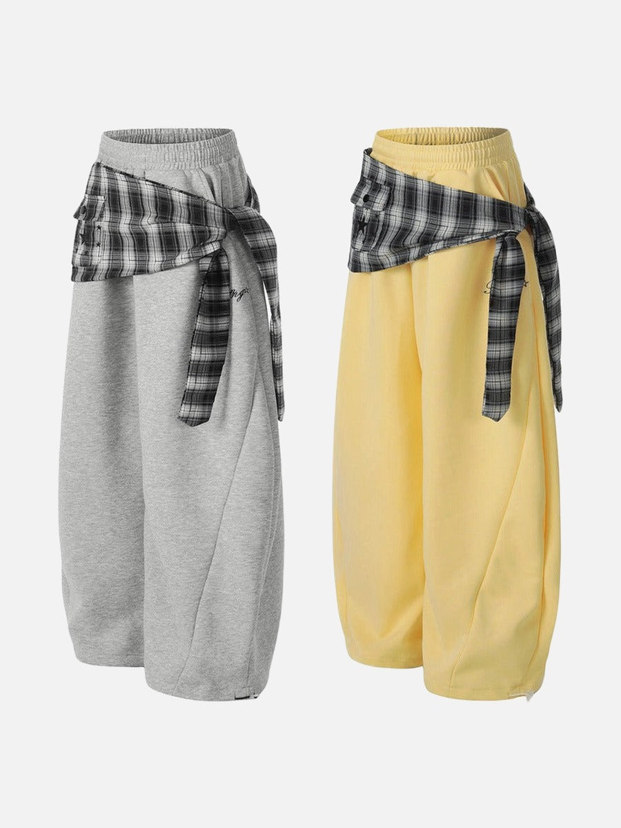 Pantalón de chándal cruzado a cuadros Tunnel Walk