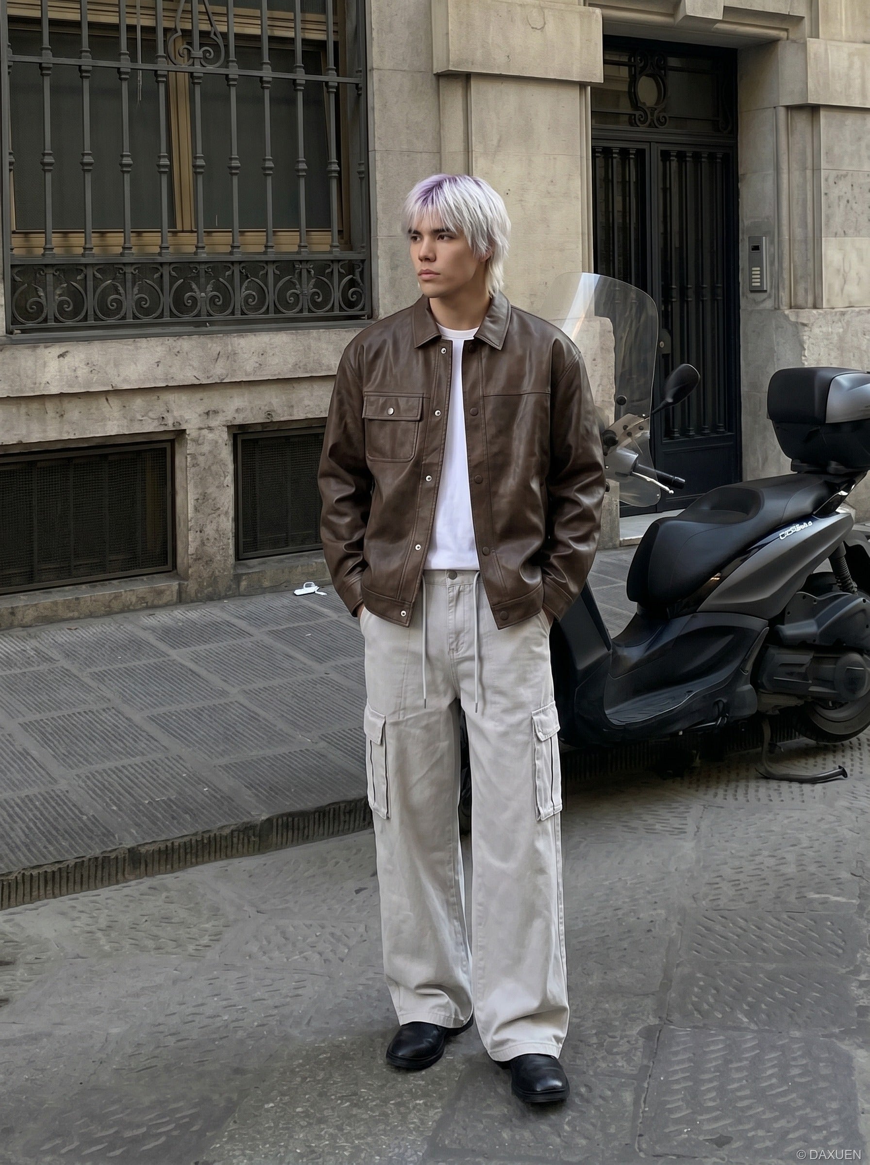 Baggy Wide-Leg Cargo Pants