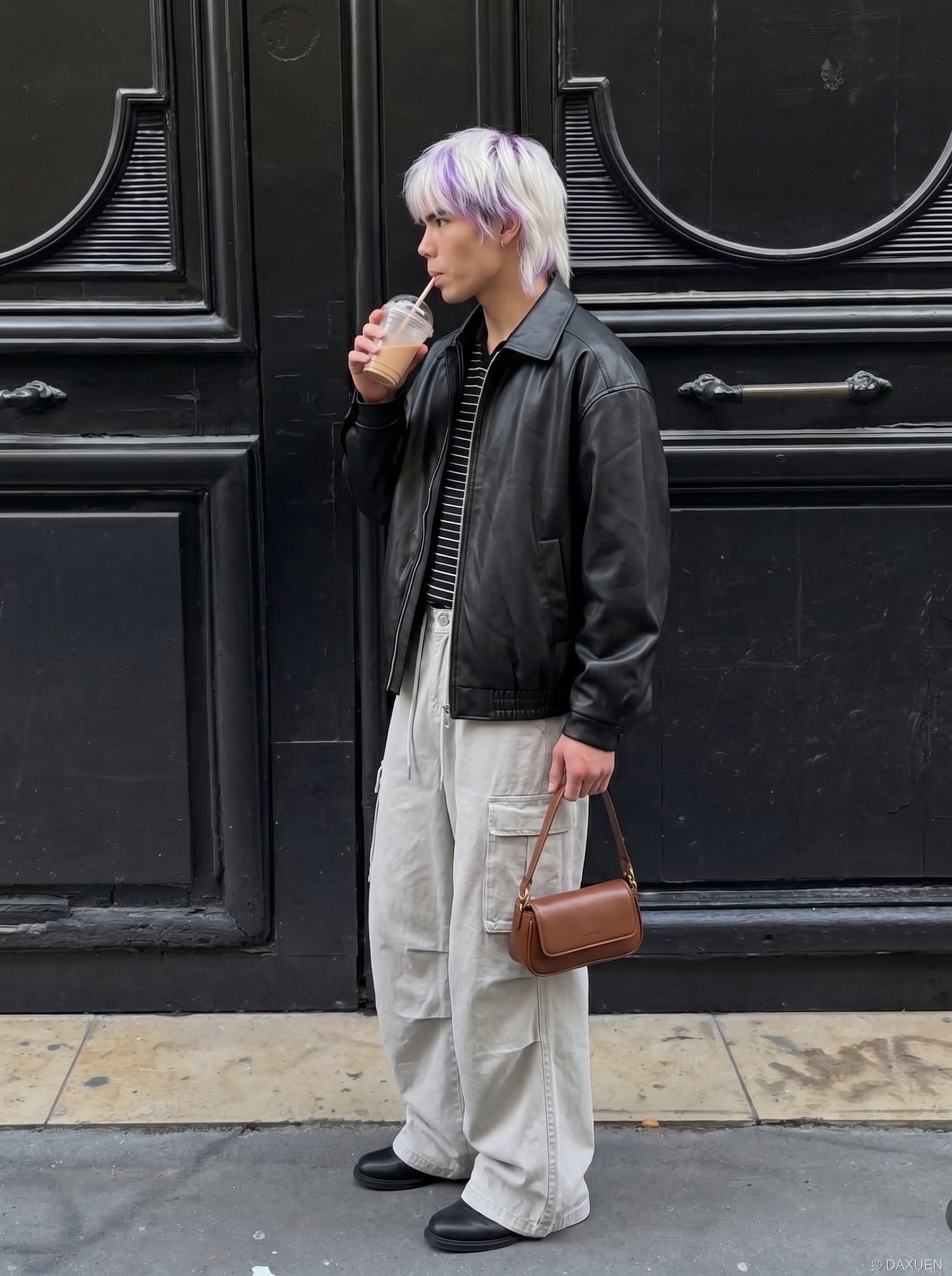 Baggy Wide-Leg Cargo Pants