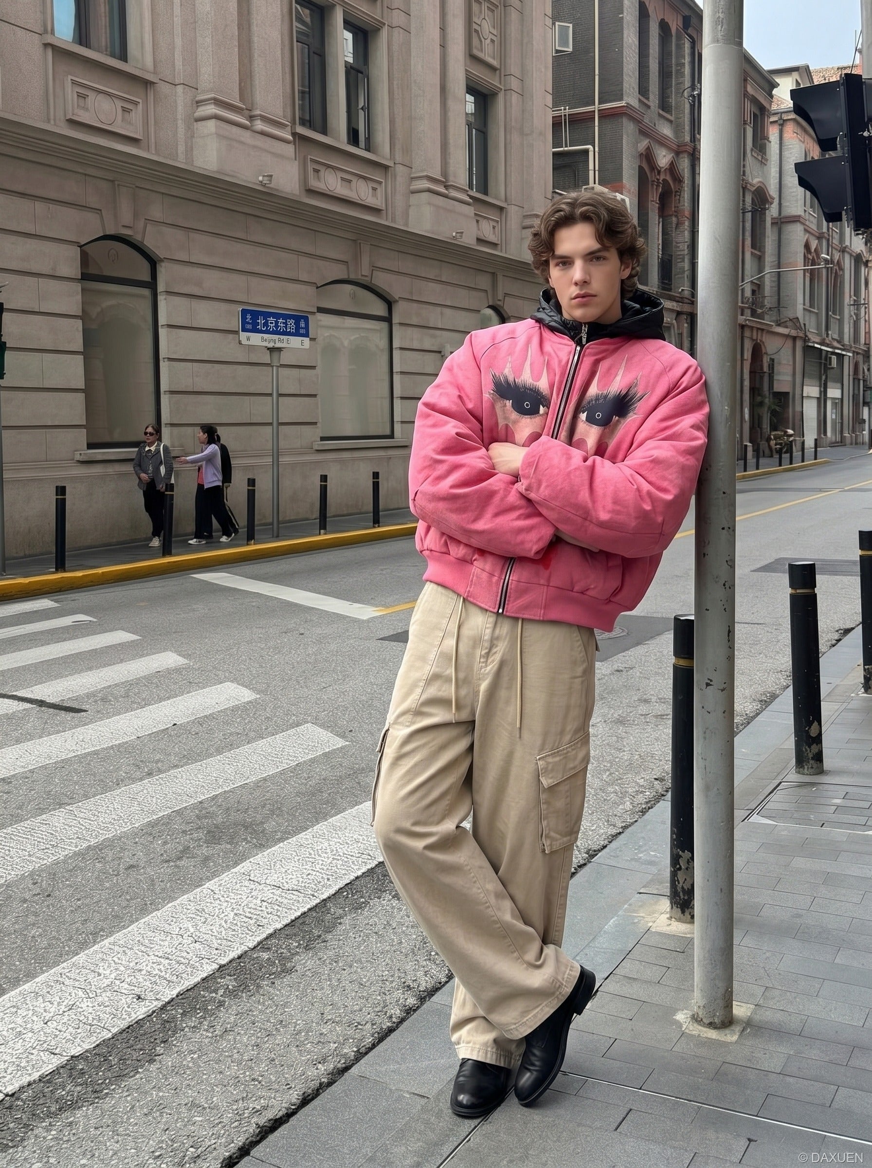 Baggy Wide-Leg Cargo Pants