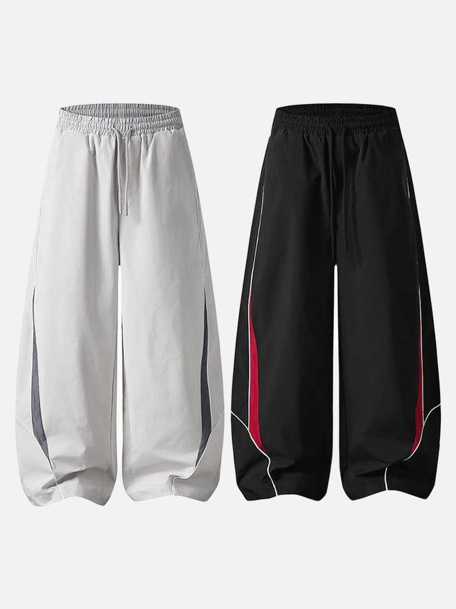 Pantalones de chándal con efecto globo