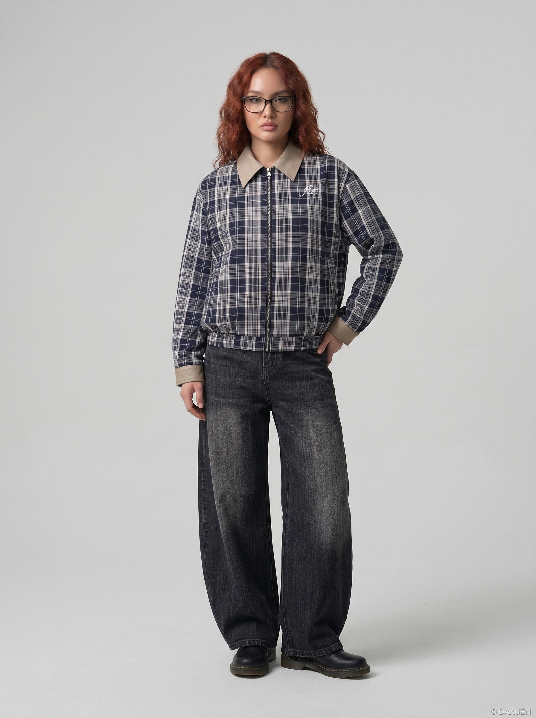 Balloon Leg Vintage Wash Jeans