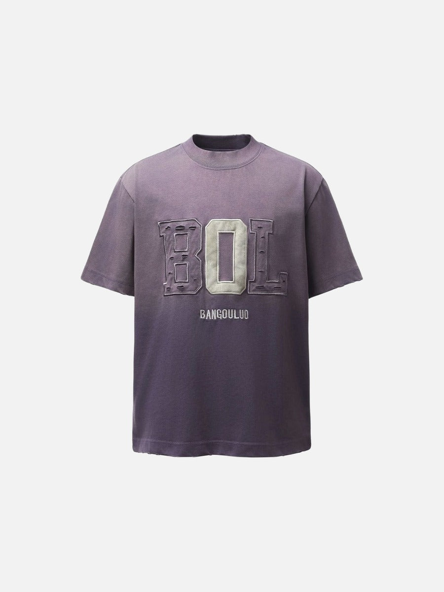 Camiseta Gráfica con Degradado Llamativo