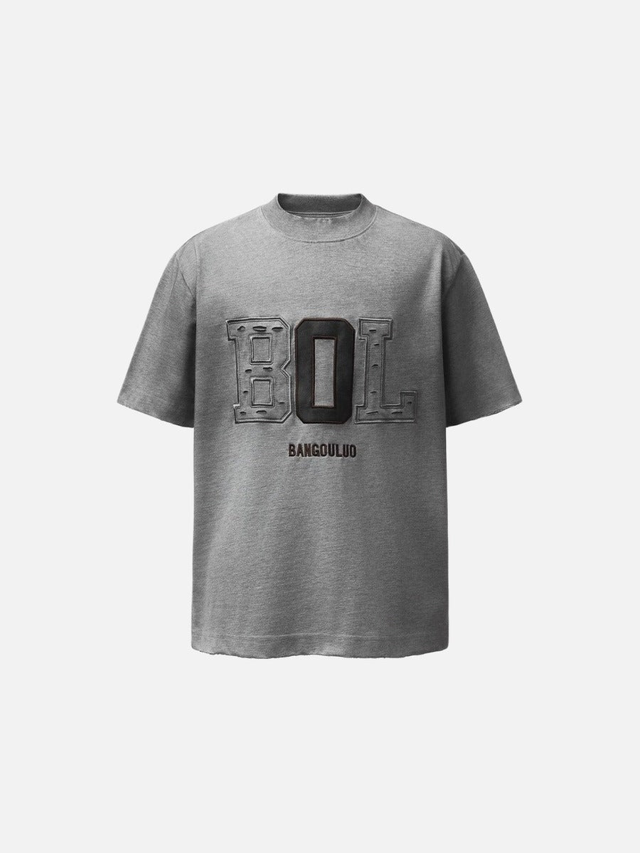 Camiseta Gráfica con Degradado Llamativo