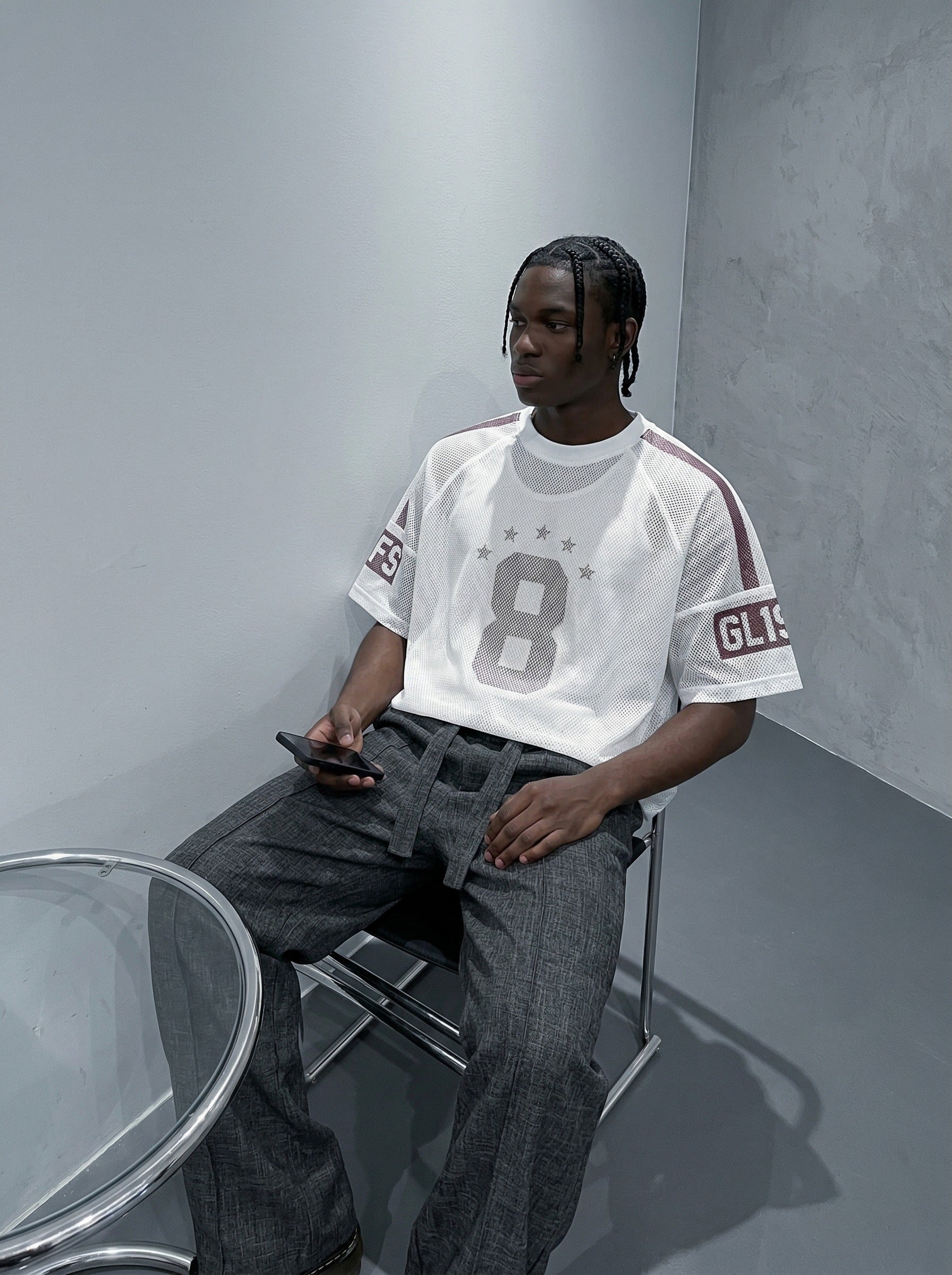Camiseta de malla Bold Number 8
