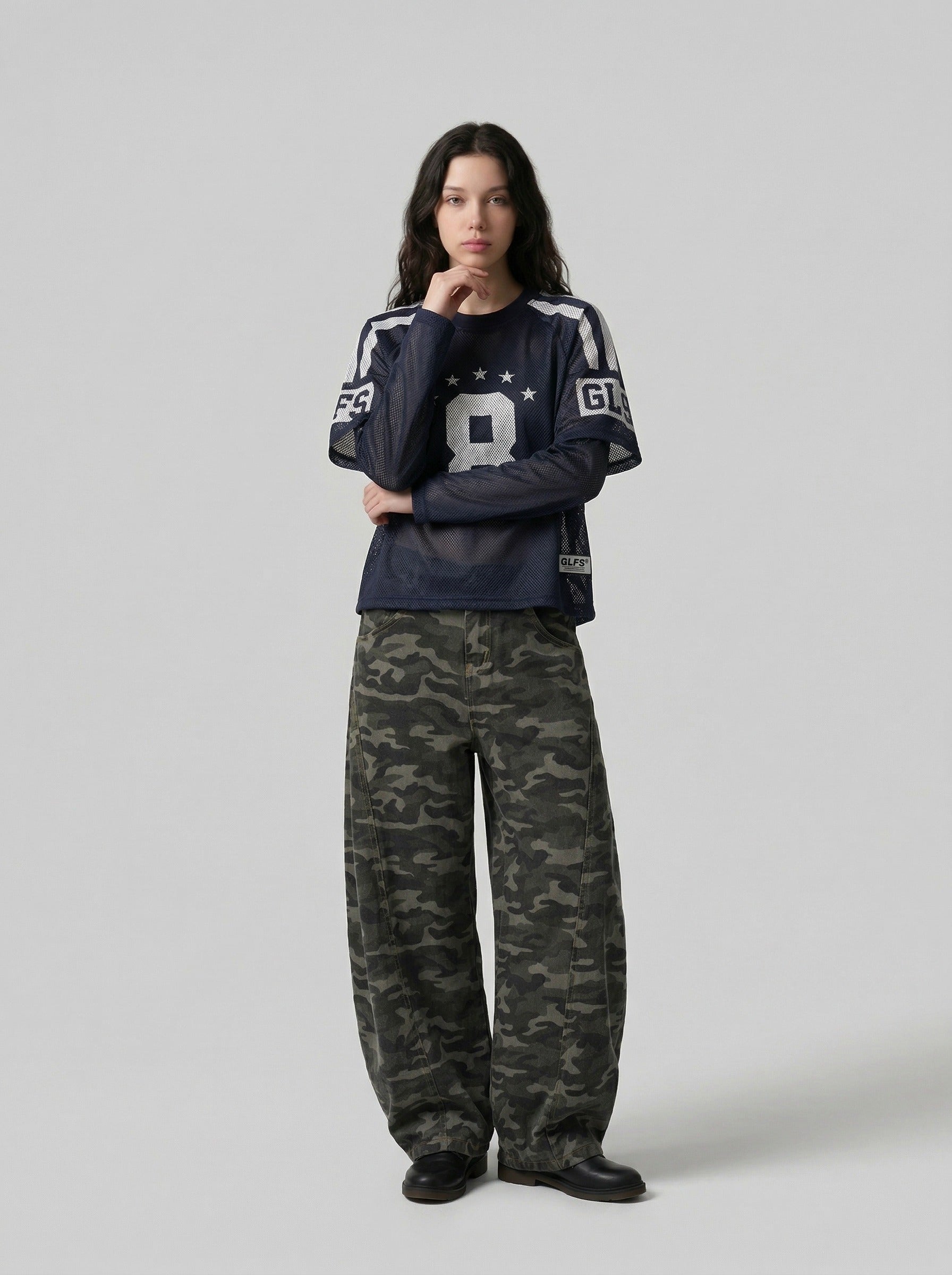 Camiseta de malla Bold Number 8