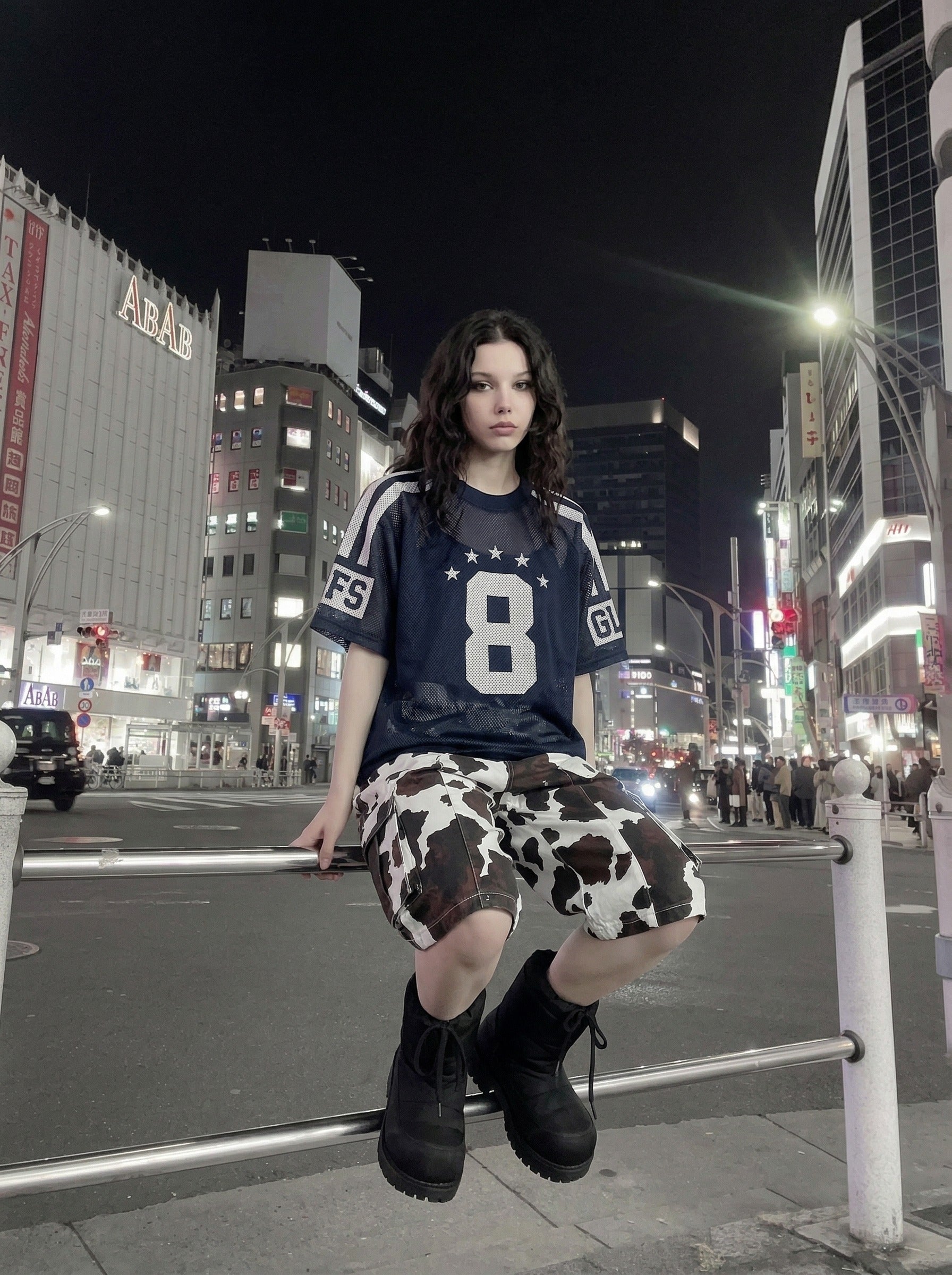 Camiseta de malla Bold Number 8