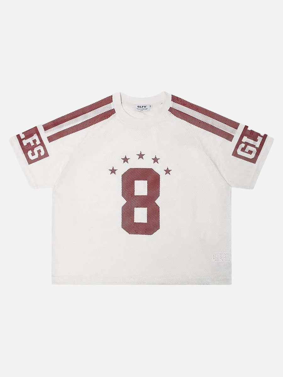 Camiseta de malla Bold Number 8