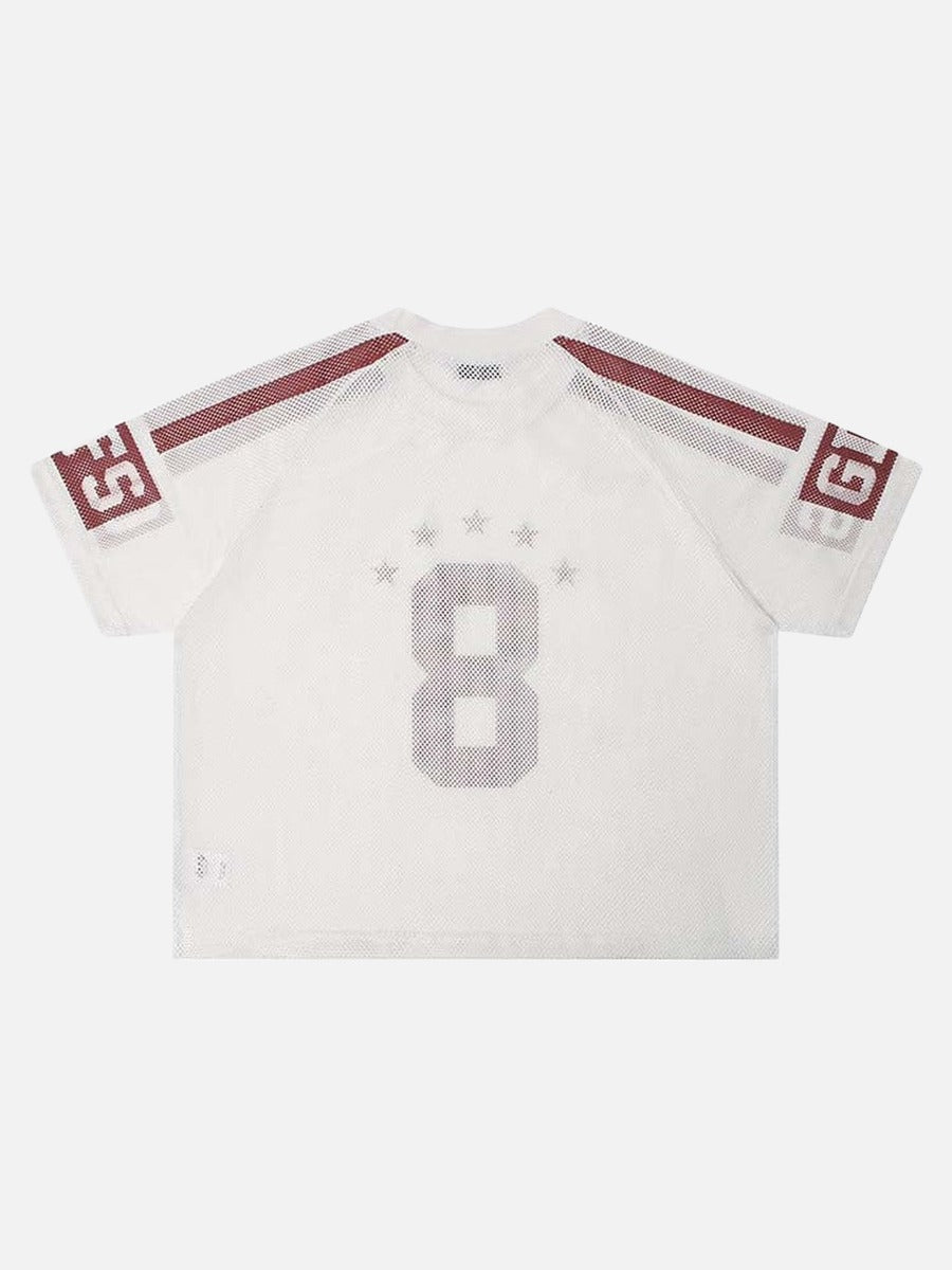 Camiseta de malla Bold Number 8