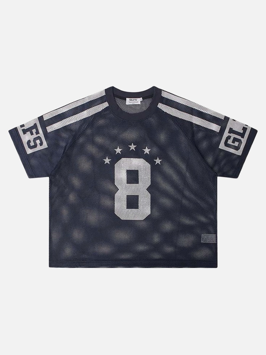 Camiseta de malla Bold Number 8