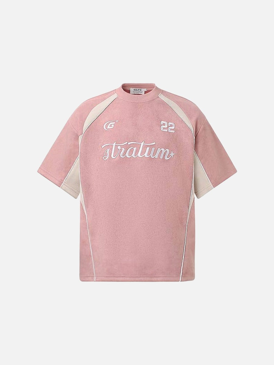 Camiseta bordada Bold Stratum