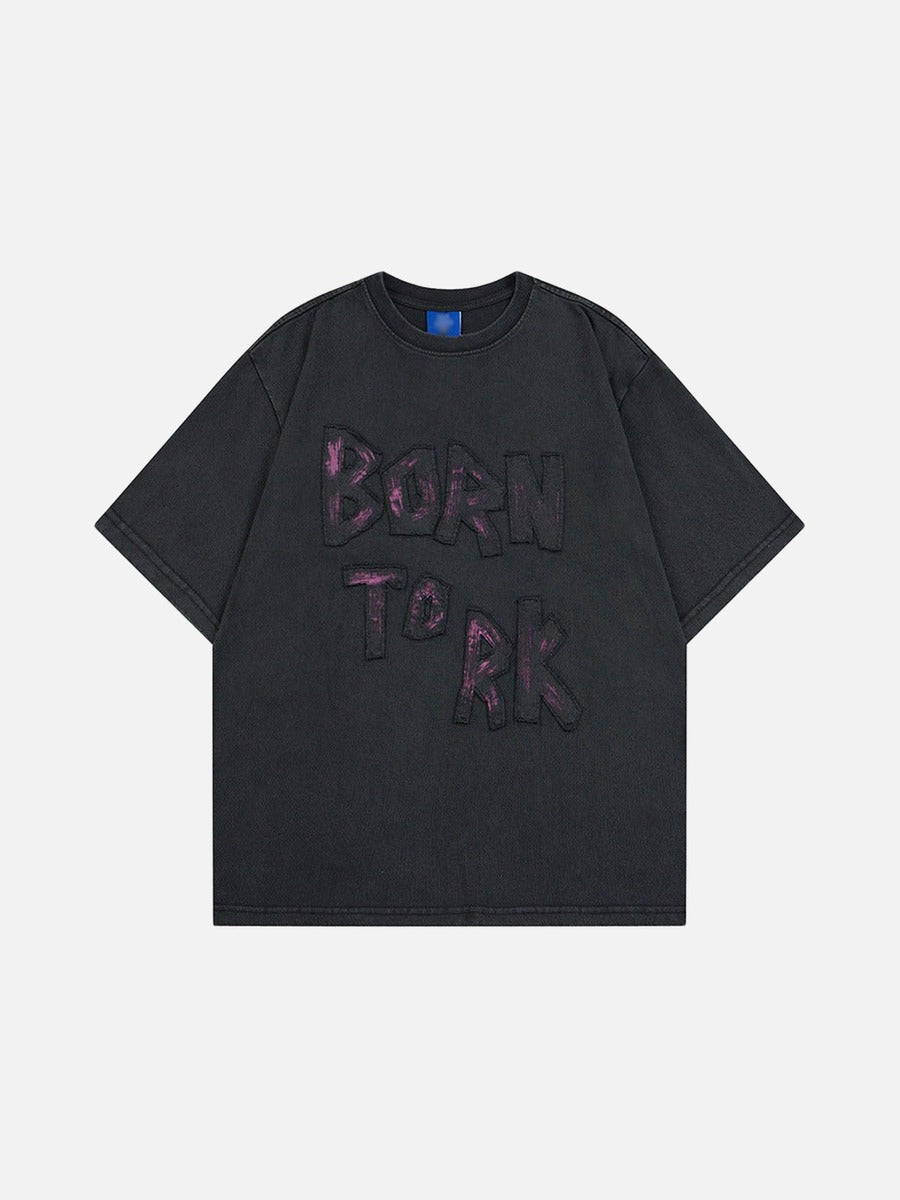 Nacido para camisetas vintage de RK