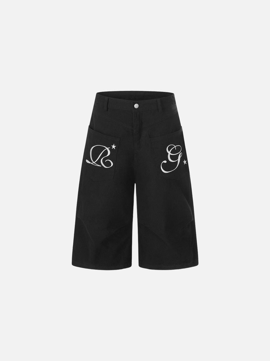 Pantalones cargo cropped de pernera ancha