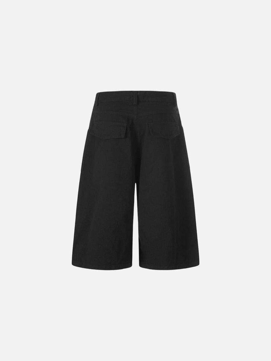 Pantalones cargo cropped de pernera ancha