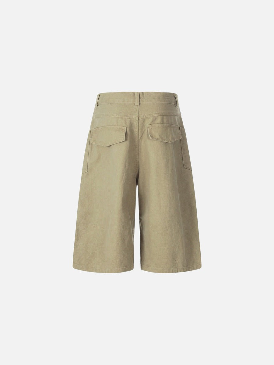 Pantalones cargo cropped de pernera ancha