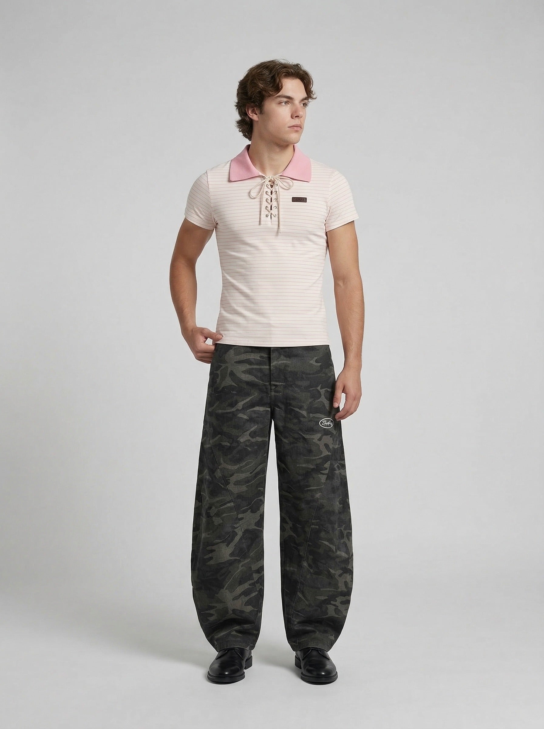 Polo a Rayas Chic con Cordones