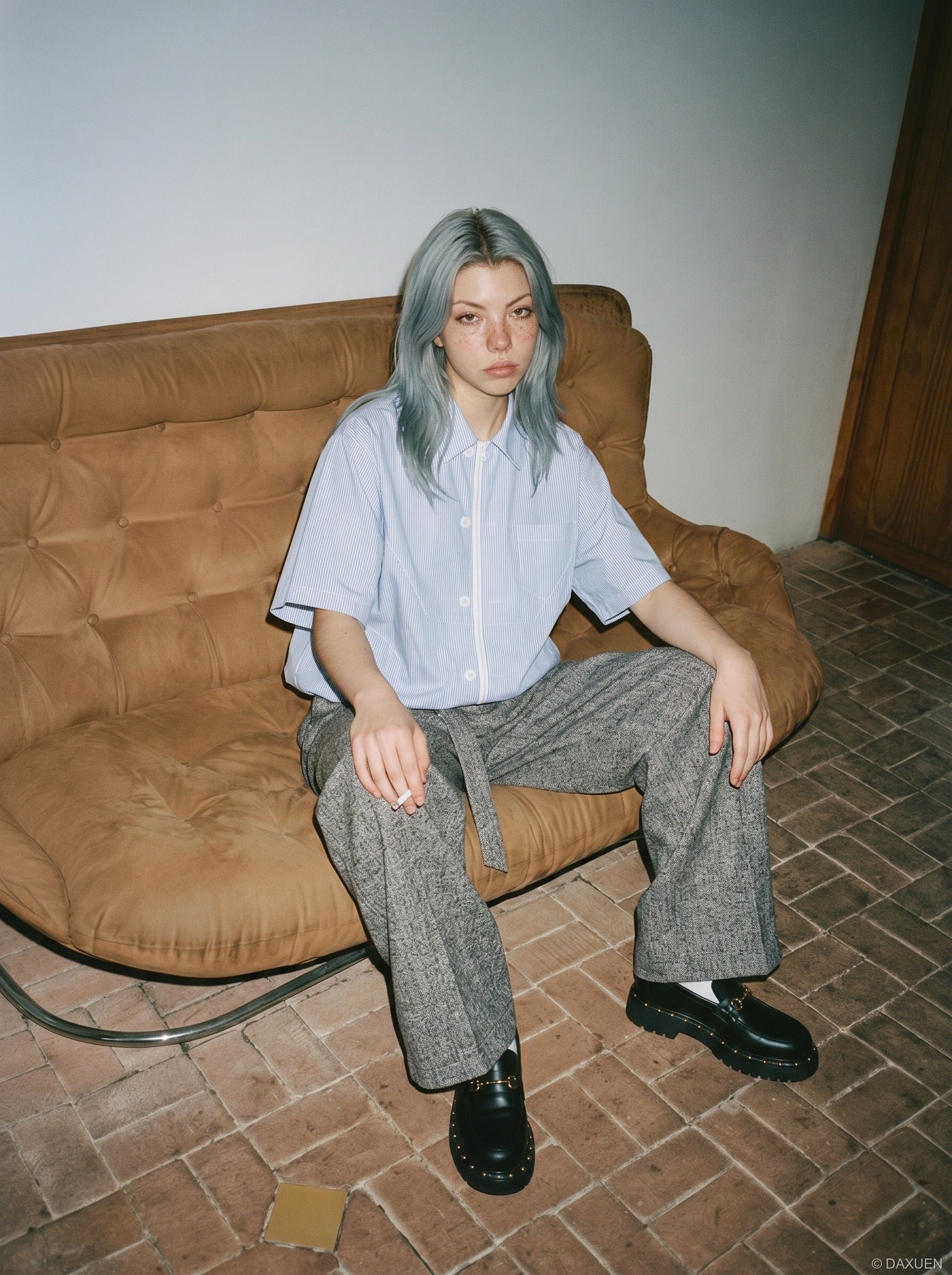 Camisa de manga corta Chill Stripe